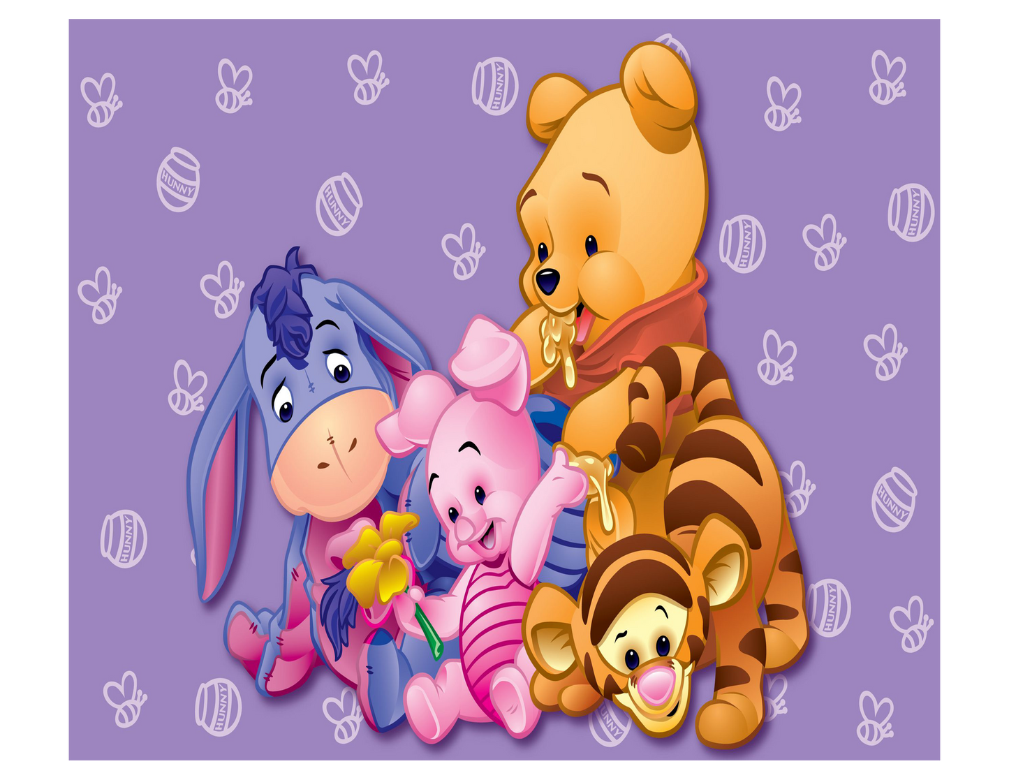 20 oz Sublimation Wraps-Pooh and Friends