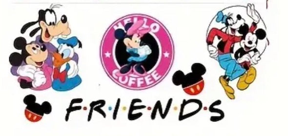 16 oz Cup Wraps-Mickey Mouse and Friends