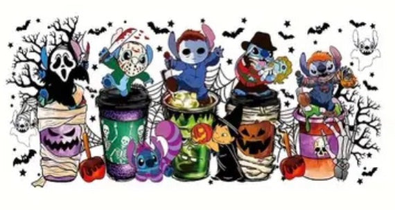 16 oz Cup Wraps-Halloween