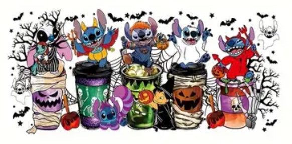 16 oz Cup Wraps-Halloween