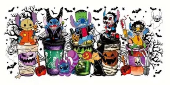 16 oz Cup Wraps-Halloween