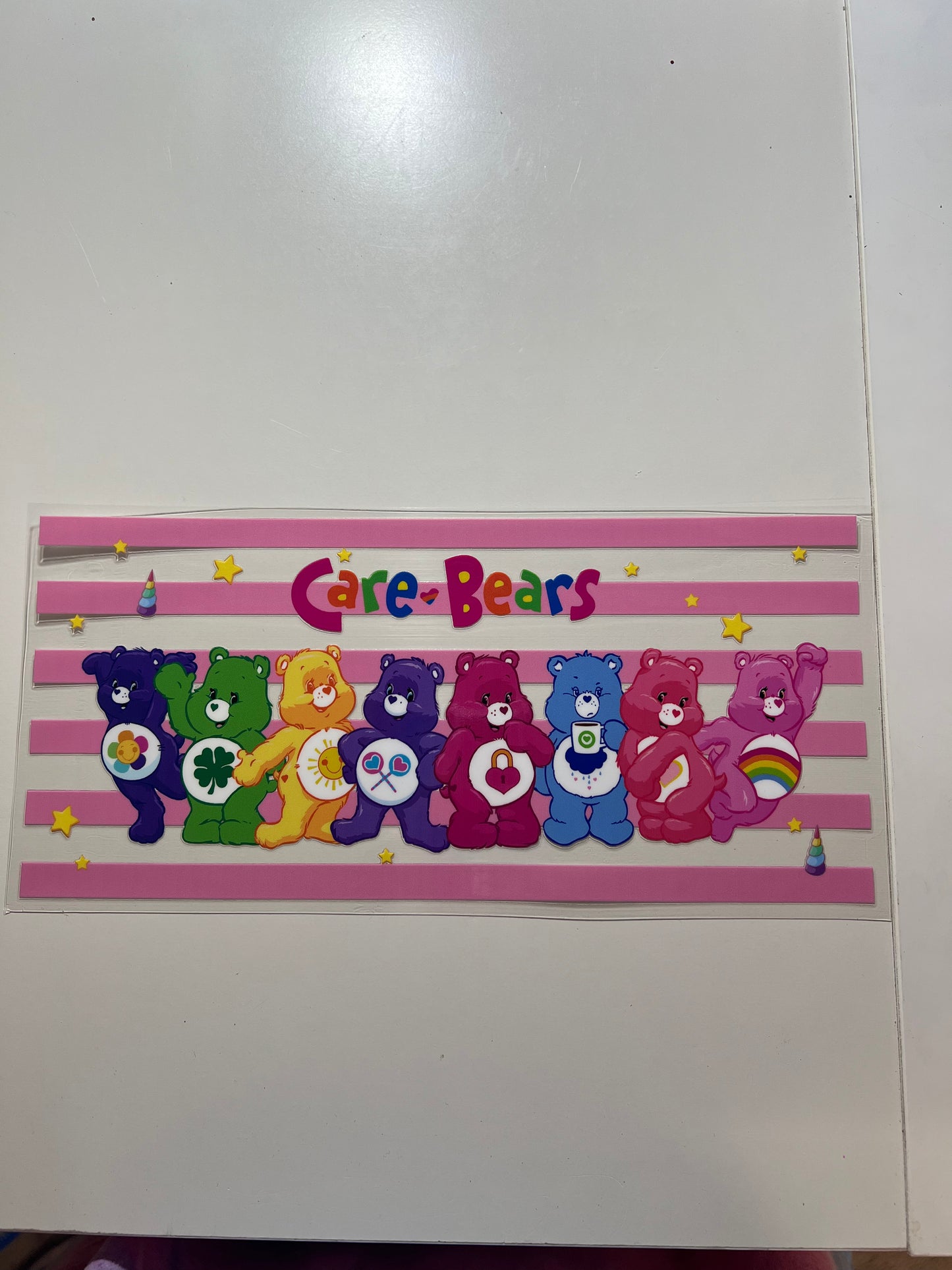 16 oz Cup Wraps-Care Bears