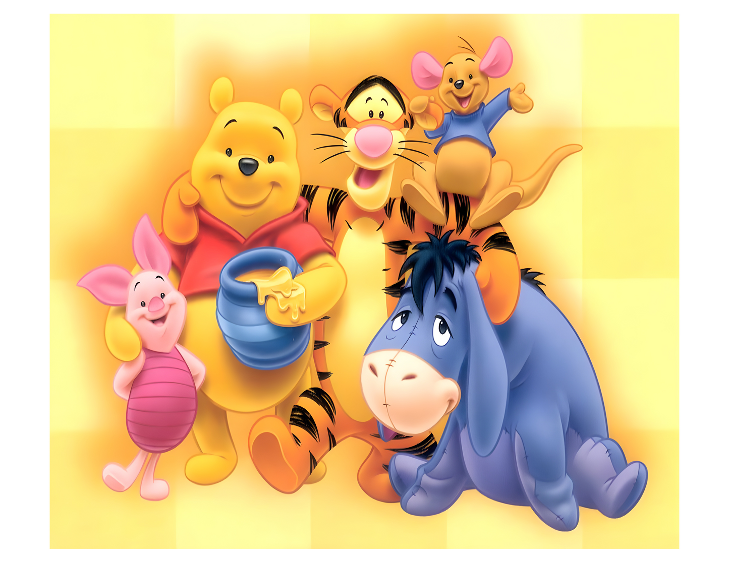 20 oz Sublimation Wraps-Pooh and Friends