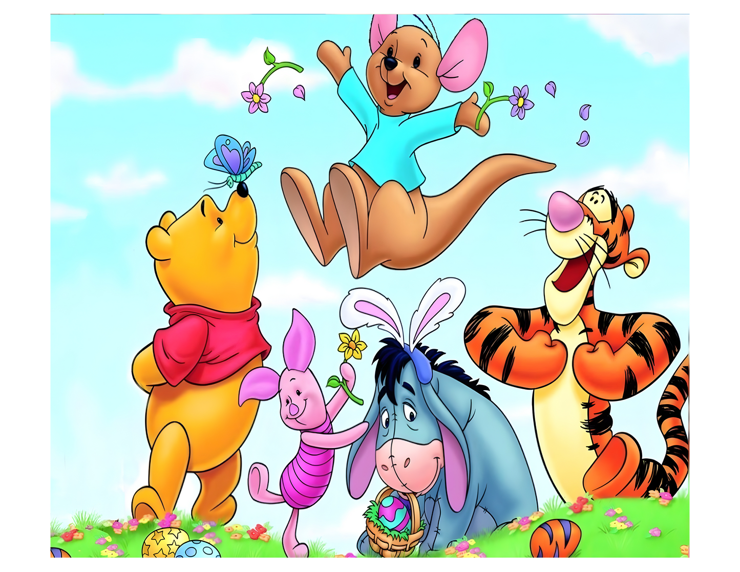 20 oz Sublimation Wraps-Pooh and Friends