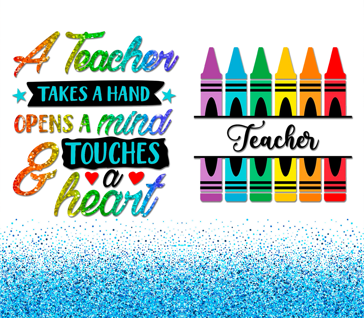 20 oz Sublimation Wraps-Teacher