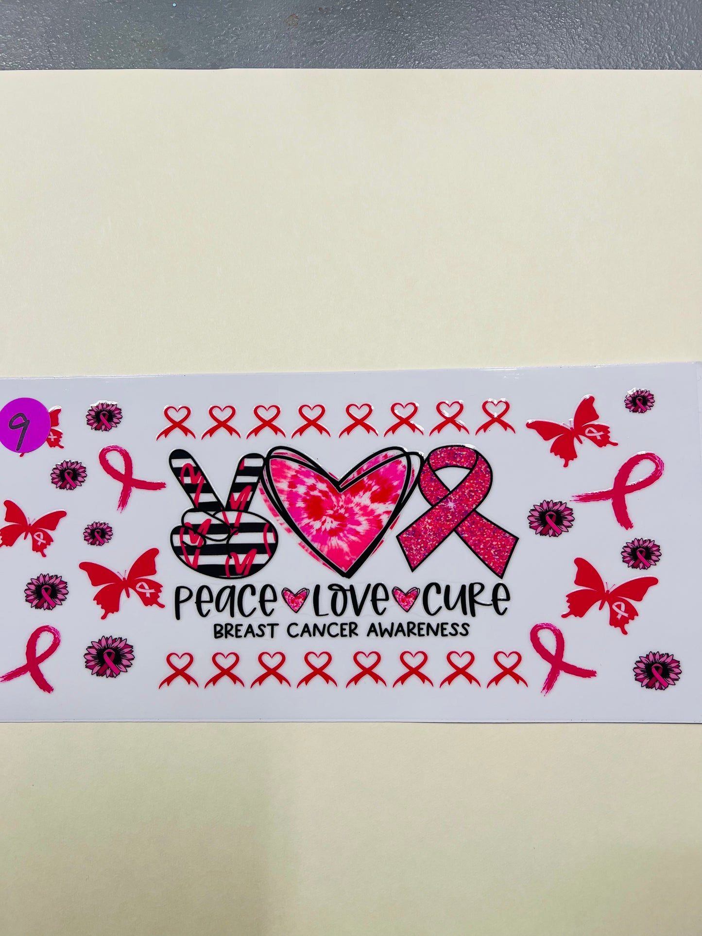 16 oz Cup Wraps-Awareness