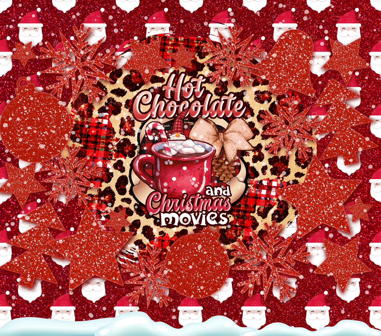 20 oz Sublimation Wraps-Christmas