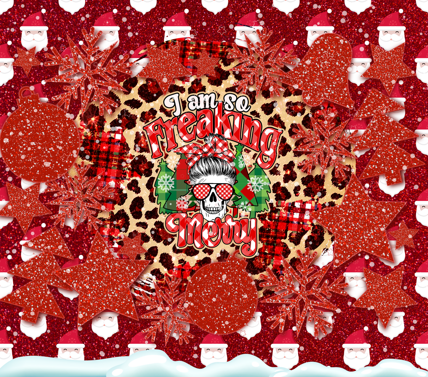 20 oz Sublimation Wraps-Christmas