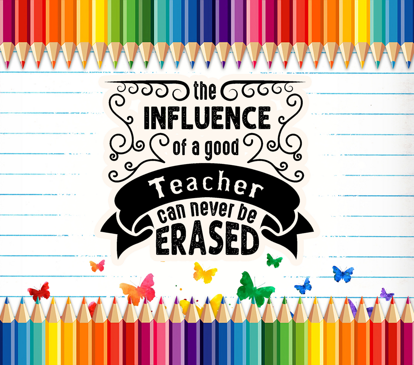 20 oz Sublimation Wraps-Teacher