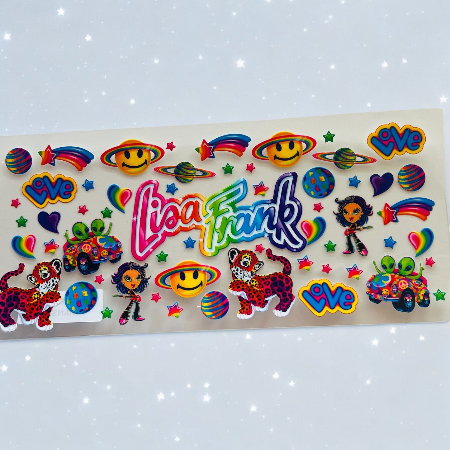 16 oz Cup Wraps-Lisa Frank