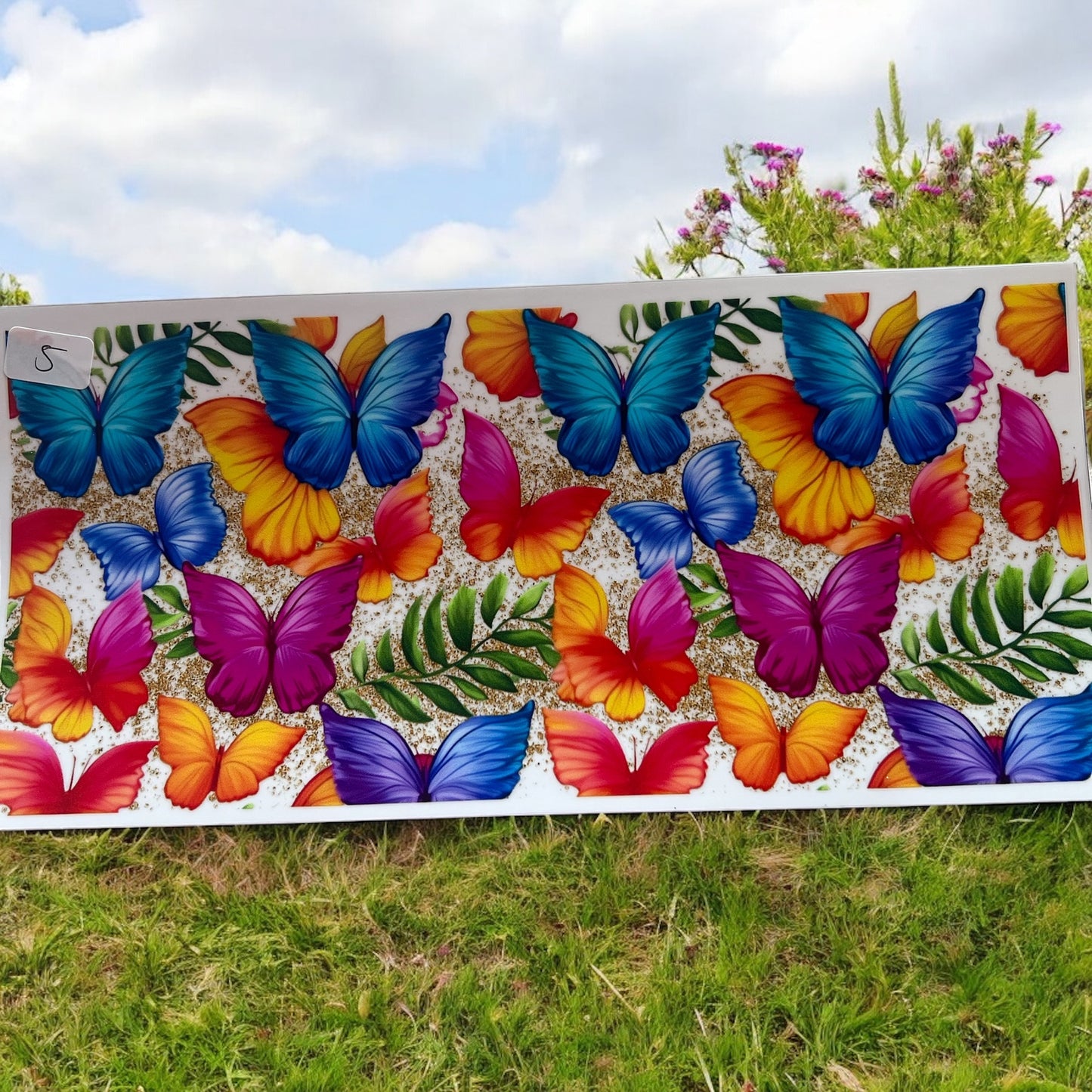 16 oz Cup Wraps-Butterflies