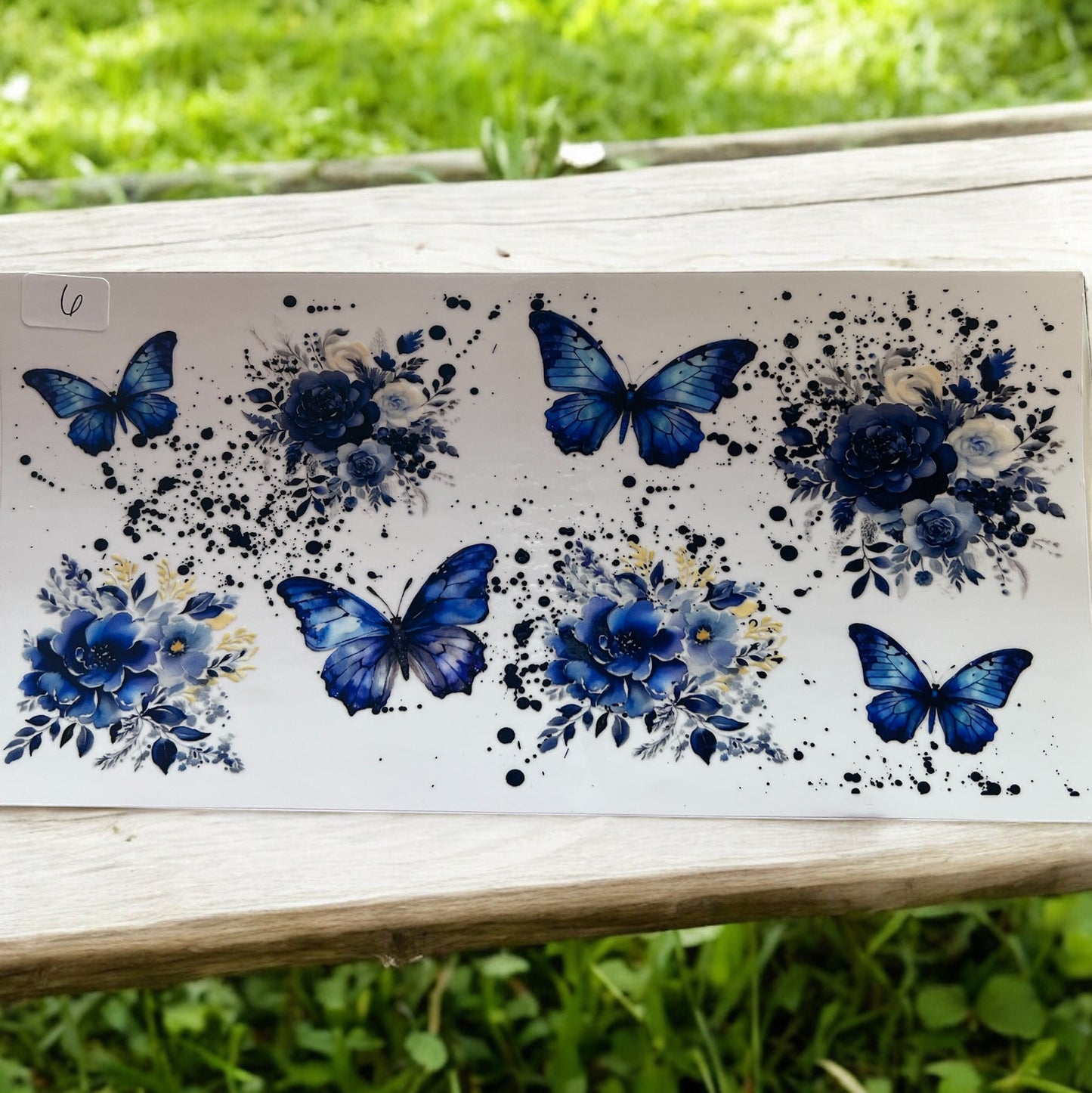 16 oz Cup Wraps-Butterflies