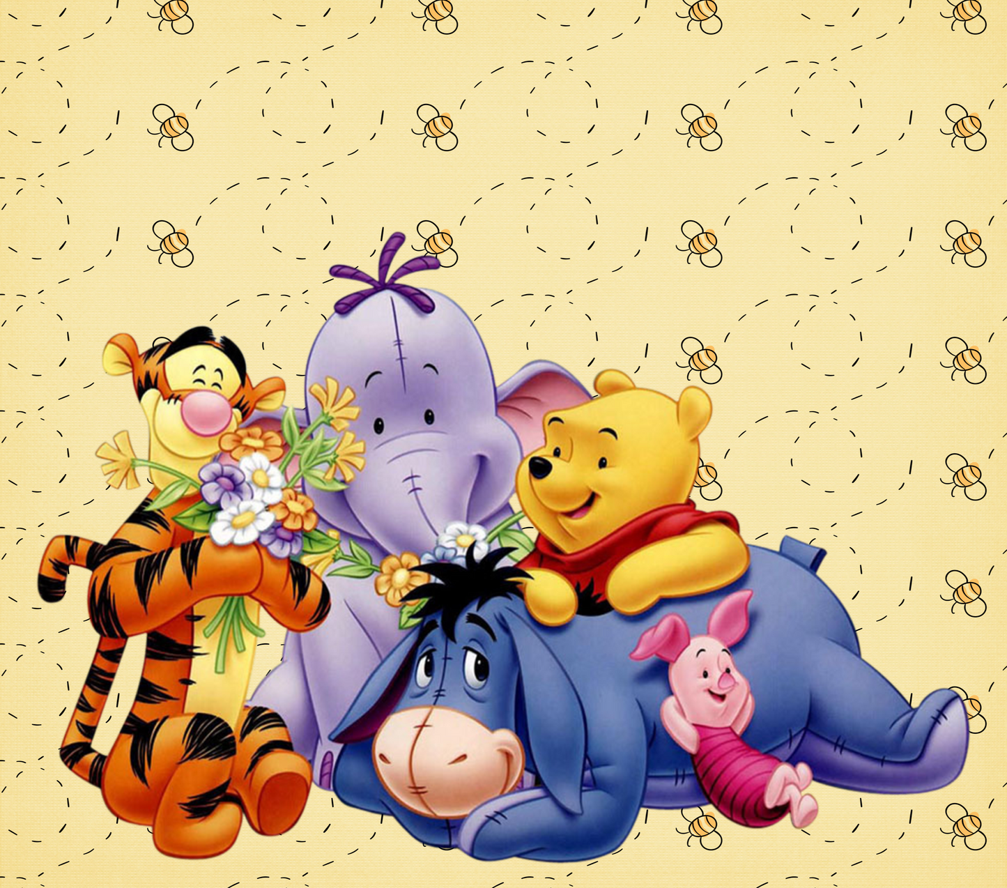 20 oz Sublimation Wraps-Pooh and Friends